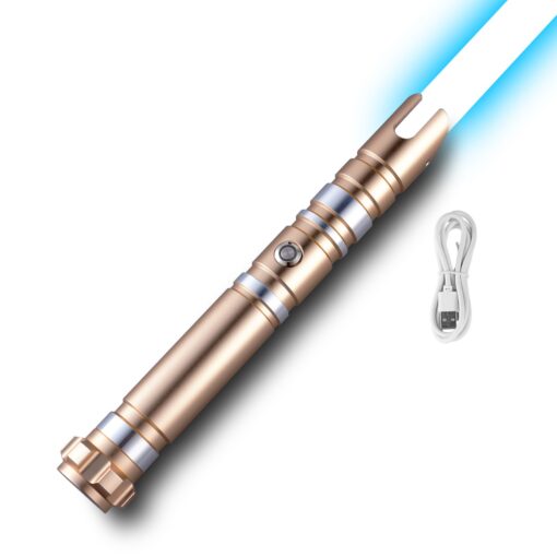 Rechargeable 104 cm 41 inch RGB Lightsaber with 12 Colors and Mute Sound for Dueling and Role Playing