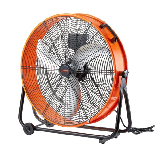 VEVOR 24 Inch 61 cm High Velocity Industrial Floor Fan