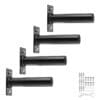 VEVOR Wall Mounted Weight Plate Holder Rack 4 Pack