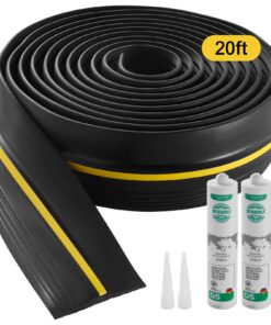 VEVOR 6.1 Meter (20 FT) Universal PVC Garage Door Threshold Seal Strip - Waterproof