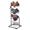 VEVOR Freestanding Saddle Rack   3 Tiers