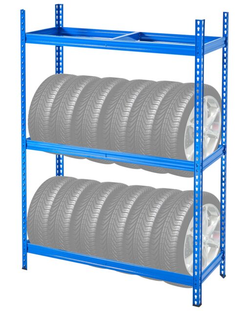 VEVOR Heavy Duty 2 Shelf Tire Storage Rack