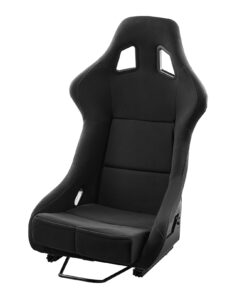 VEVOR Racing Seat Set with Velour Fabric & Adjustable Slider