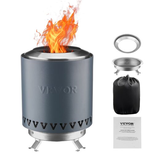 VEVOR Smokeless Tabletop Fire Pit