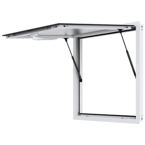 VEVOR 91cm x 91cm 36in x 36in Aluminum Concession Serving Window with Awning for Food Trucks