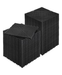VEVOR High-Strength PP Interlocking Drainage Mat 30 cm x 30 cm (12” x 12”) Extra-Thick Garage Floor Tile