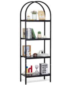 VEVOR Rustic Metal Bookshelf