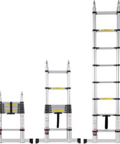 VEVOR teleskopiskās pagarināšanas kāpnes 5m/16,4FT A-veida ar stabilizatora stieni