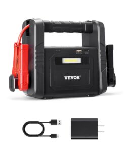 VEVOR 4000A 88.8Wh Portable Car Jump Starter and Power Bank with LED Light