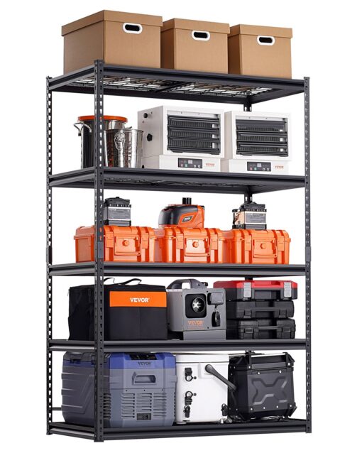 VEVOR 5 Tier Adjustable Heavy Duty Garage Shelving Unit