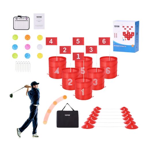 VEVOR Portable Backyard Golf Game Set with 6 Holes