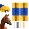 VEVOR Livestock Scratching Brush 2 Pack for Horses