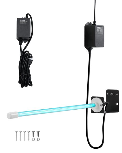 VEVOR 25W HVAC UV Light Air Purifier with Magnetic Mount for Ducts