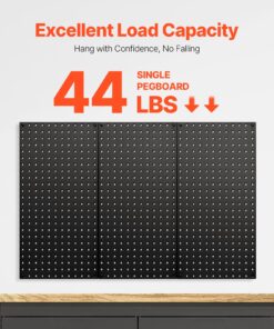 3 Panels - 61 cm x 30 cm (24" x 12") Garage Wall Organizer for Tools