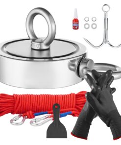 VEVOR Double-Sided Neodymium Fishing Magnet Kit