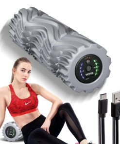 VEVOR Electric Vibrating Foam Roller with 5 Intensities & 3 Modes