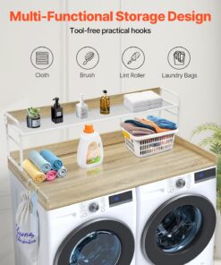 137 cm x 69 cm (54" x 27") Laundry Room Worktop with Hooks