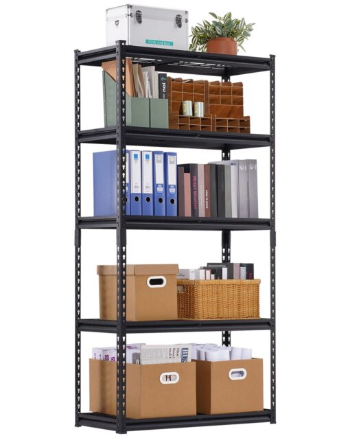 VEVOR 5 Tier Adjustable Heavy Duty Metal Garage Shelving Unit