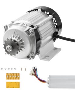 VEVOR 750W Electric Brushless DC Motor Kit 48V 2700 RPM with Upgraded Controller for Electric Bikes and Scooters - 21.1 MPH (34 km/h)