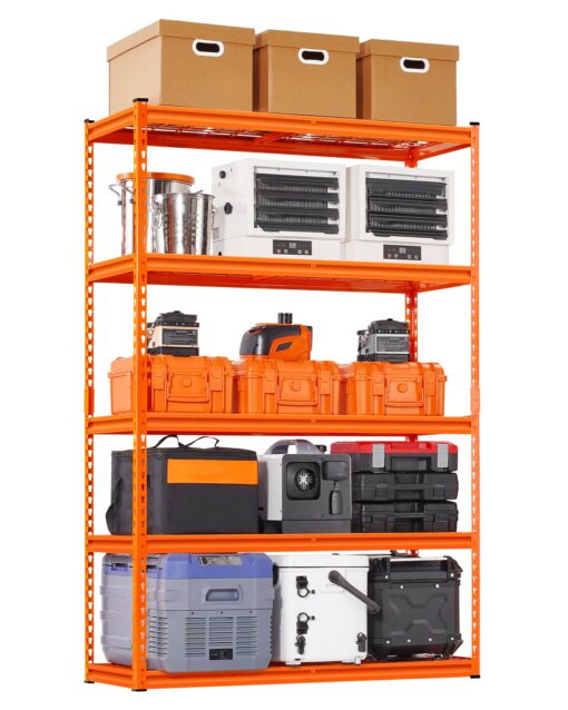 VEVOR Adjustable 5 Tier Heavy Duty Garage Shelving Unit