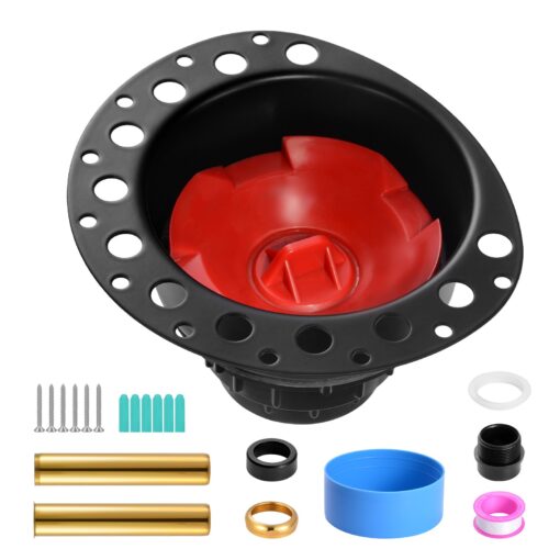 VEVOR Freestanding Bathtub Drain Kit with ABS Adapter High Compatibility for Floor Mounted and Island Tubs