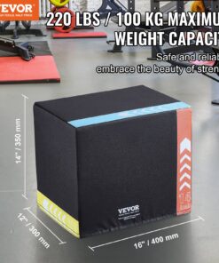 Adjustable Heights 40.6/35.6/30.5 cm (16/14/12 inch)