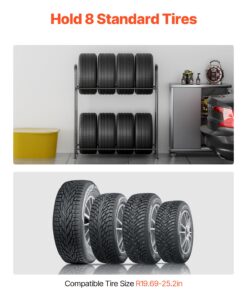 Holds 8 Standard Tires