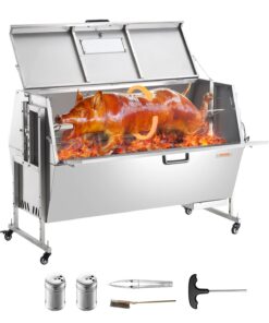 VEVOR Stainless Steel BBQ Rotisserie Grill with 60W Motor