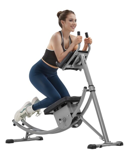 VEVOR Adjustable Ab Workout Machine with Ergonomic Sliding Track and 136 kg 300 lbs Capacity for Home Gym