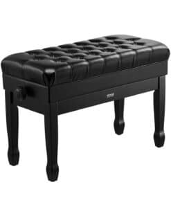 VEVOR Adjustable Duet Piano Bench with Storage