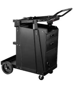 VEVOR Heavy Duty Welding Cart with 2 Drawers and Lockable Cabinet