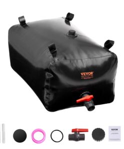 VEVOR Portable 240L (63.4 Gal) PVC Collapsible Water Storage Bladder Tank