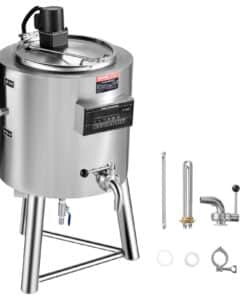 VEVOR 50L (13.2 Gallons) Commercial Stainless Steel Milk and Liquid Food Pasteurization Machine