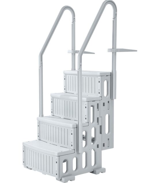 VEVOR 4 Step Pool Ladder with Double Handrails