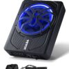 VEVOR 254 cm 10 440W Under Seat Car Subwoofer with Blue Ambient Light