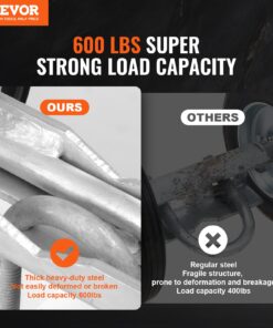 272 kg (600 lbs) Load Capacity