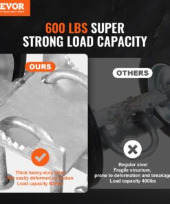 Adjustable Hardware for 272 kg (600 lbs) Load