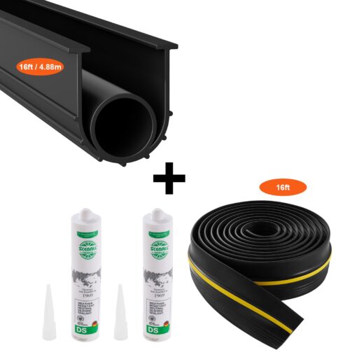 VEVOR Universal Garage Door Threshold and Bottom Seals Kit