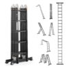 VEVOR 7 in 1 Multi Purpose Folding Ladder