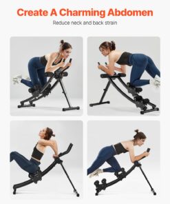 Adjustable Ab Workout Machine for Home Gym