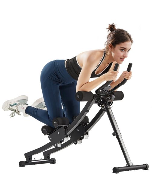 VEVOR Core Abdominal Trainer with Dual Curved Sliding Track