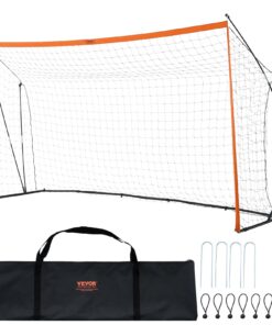 VEVOR Portable Soccer Goal for Kids 3.65x1.83 m (12x6 ft) with Carry Bag