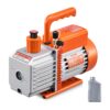 VEVOR 6 CFM 2 Stage Rotary Vane HVAC Vacuum Pump with Oil