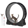 VEVOR Wooden Cat Exercise Wheel with Noise Reduction