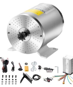 VEVOR 48V 1800W Brushless DC Motor Kit with Speed Controller for Electric Vehicles