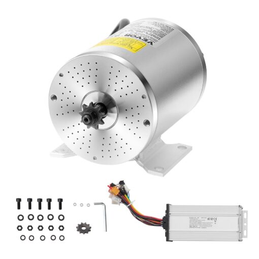 VEVOR 2000W 60V Brushless DC Motor Kit with Upgraded Controller for Electric Bikes and Scooters 4500 RPM