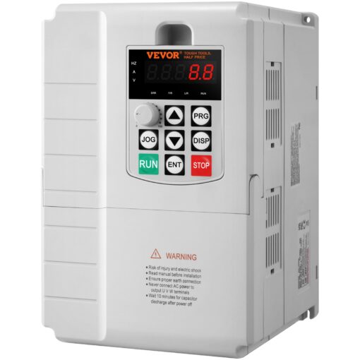 VEVOR 75KW 10HP Variable Frequency Drive for 3 Phase Motor Speed Control
