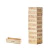 VEVOR 54 Piece Pine Wood Tumbling Tower Game Set with Domino Dots