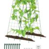 VEVOR Складная Металлическая Каркасная Шпалера для огурцов 117 см x 81 см 46 x 32 для Вьющихся растений в саду