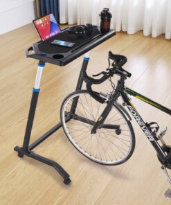 VEVOR Foldable Mobile Cycling Desk for Bike Trainers and Treadmills with Lockable Wheels